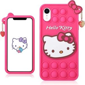 Hello Kitty pop it case for iPhone XR